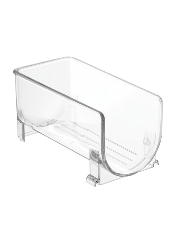 

IDesign Plastic Fridge Stack Wine Holder, 4 Inch, Clear