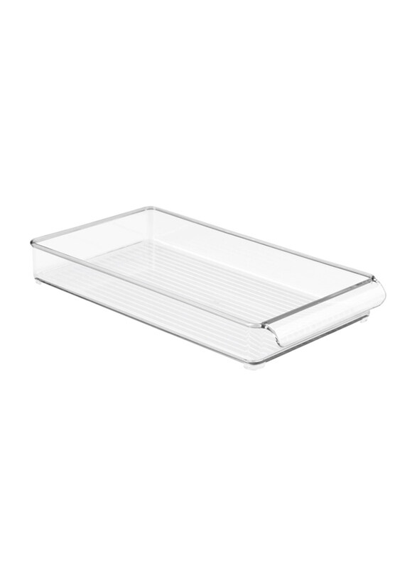 

Interdesign Fridge Binz Tray, 8 x 14.5 x 2 inch, Clear