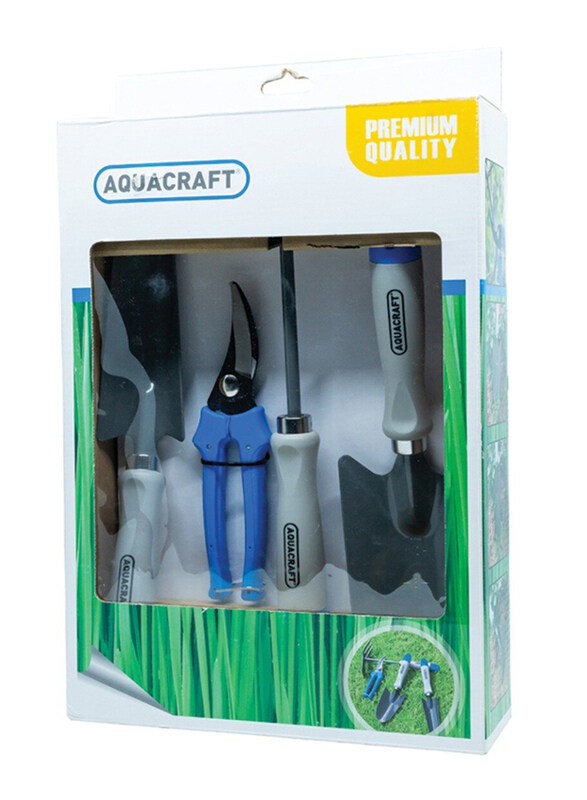 

Aquacraft 4-Piece Classic Garden Tool Set, 380700, Grey