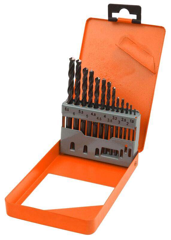 

Wokin Hss Twist Drill Bits Set, 13 Pieces, Black/Orange