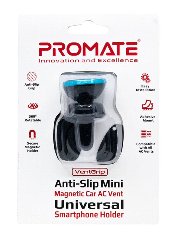 

Promate Universal Car AC Vent Magnetic Smartphone, Black