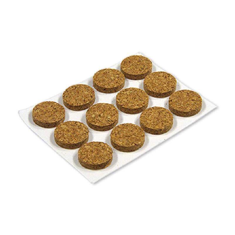 

Tru-Guard Cork Pads, 0.5-inch, 12 Pieces, Brown