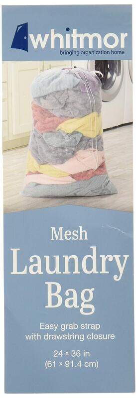 

Whitmor Mesh Laundry Bag, White