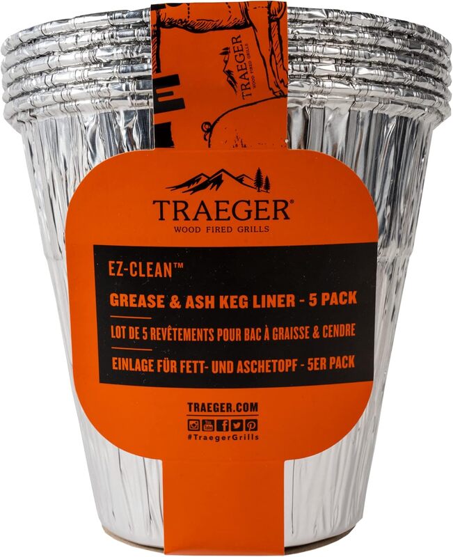 Traeger Grease & Ash Keg Liner Pack of 5