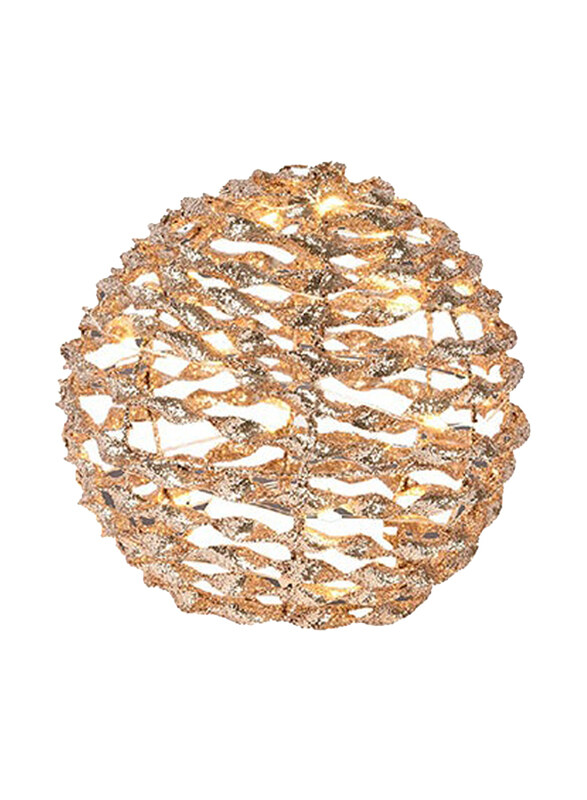 

Kaemingk Decoris Micro LED Ball Pet Steady Battery Operated, Gold