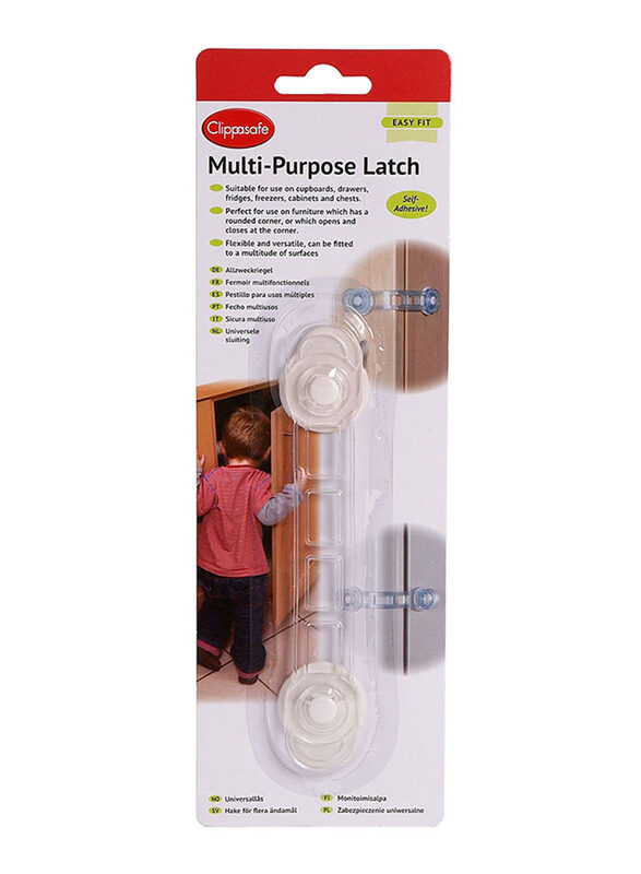 

Clippasafe Multi-Purpose Latch, White