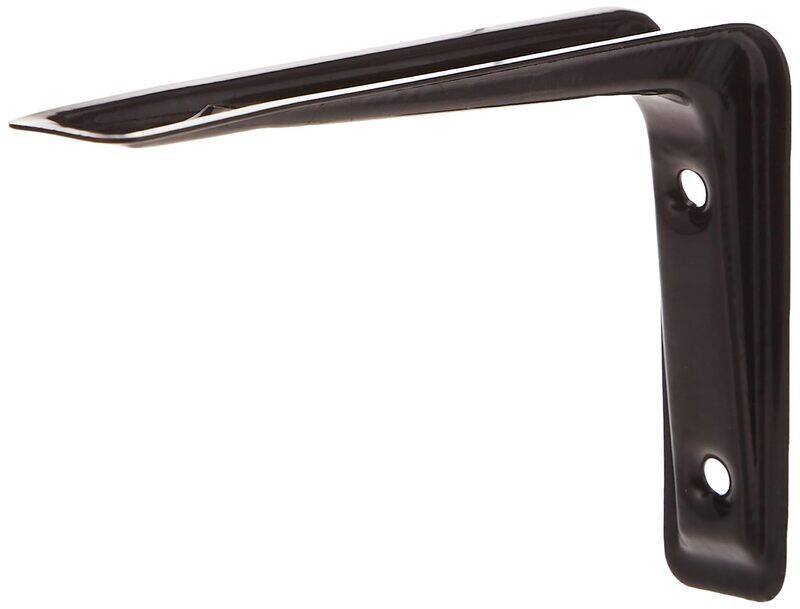 

Rei Steel Shelf Bracket 120 mm x 80 mm x 22 mm Size Black