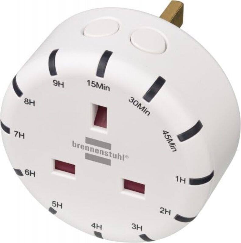 

Brennenstuhl Countdown Timer Socket, White