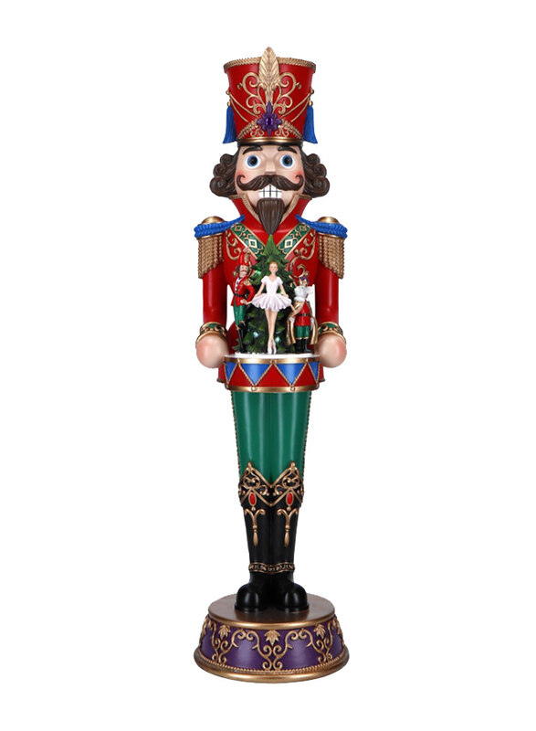 

Christmas Creations 90Cm Nutcracker Ballerina Tree Poly, Red/Green