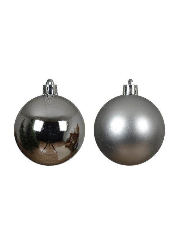 

Kaemingk Baubles Shatterproof, 10cm, Silver