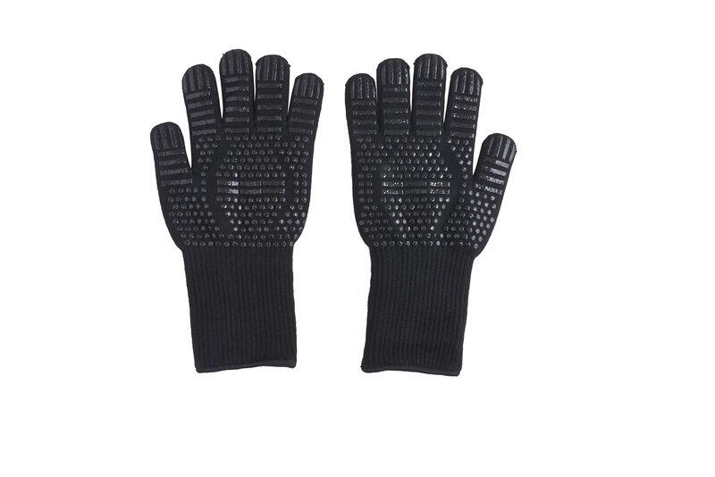 

Saborr High Heat Resistant Gloves for Barbeque, 1 Pair, Black