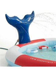 Swim Essentials  Whale Adventure Inflatable Pool 210 cm diameter, Suitable for Age +3