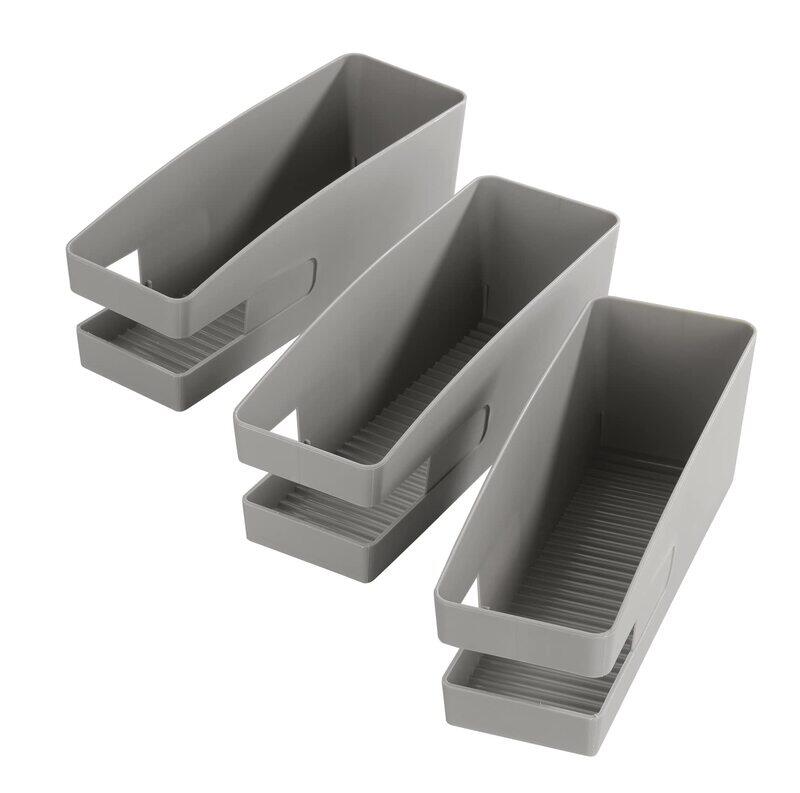 

Wenko Shoe Organizer Space Saver Shoe Holder, 9 x 9.5 x 26.5 cm, Grey