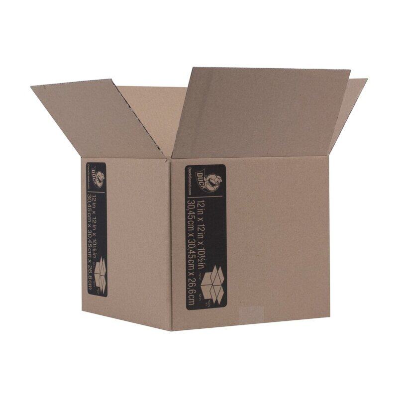 

Duck Kraft Corrugated Shipping Boxes, 12 x 12 x 10.5 inch, 281503, Brown
