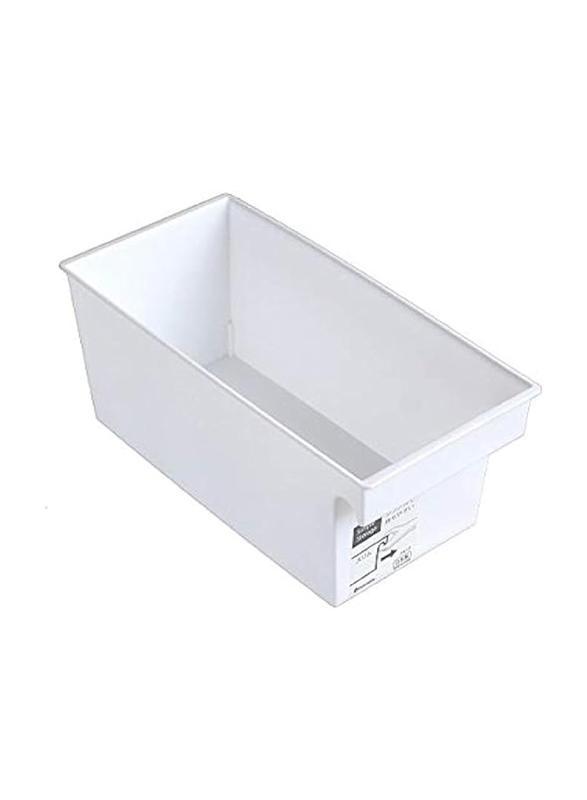 Inomata Hokan-sho Plastic Slim Simple Storage, White