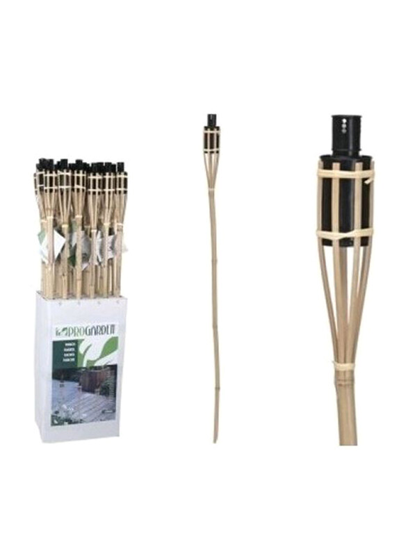 

Homesmiths 120cm Bamboo Torch Light, E30200100, Natural Clear