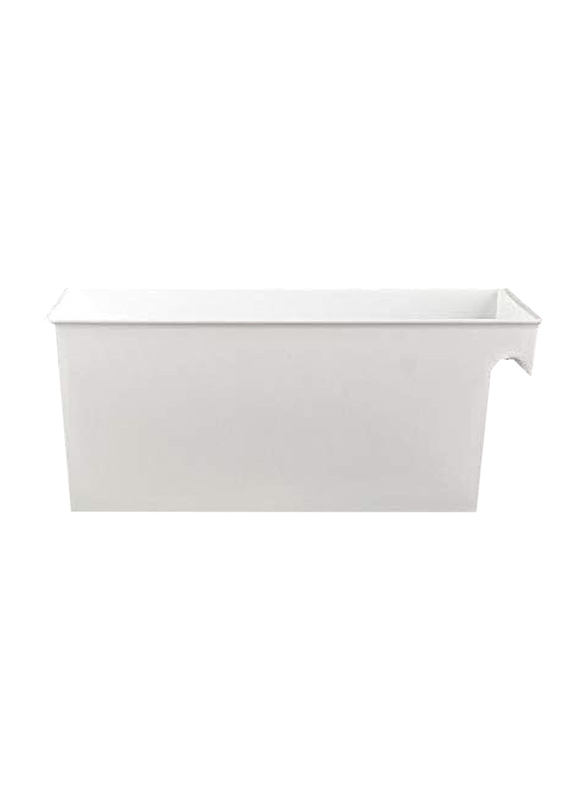 Inomata Hokan-sho Plastic Slim Simple Storage, White