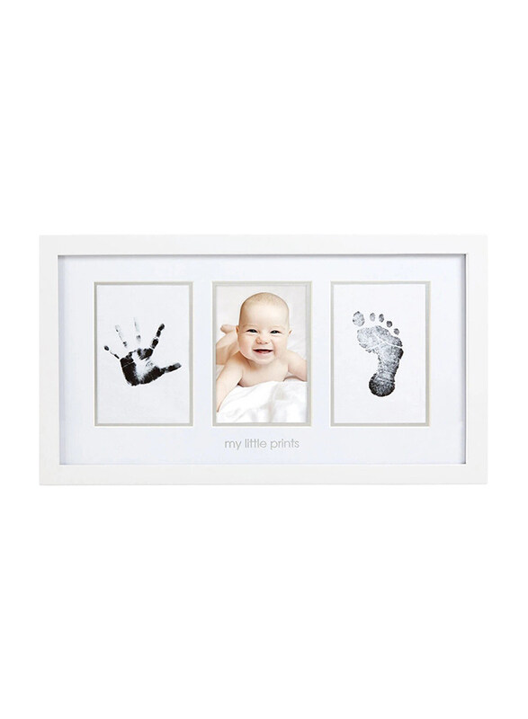 

Pearhead Baby Prints Photo Frame, White