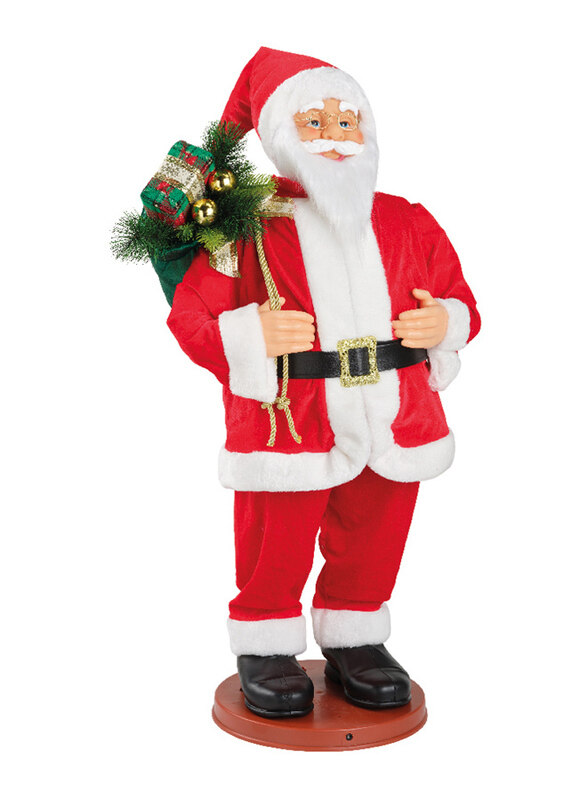 

Kaemingk Polyester Santa, 100cm, 1 Piece, Red