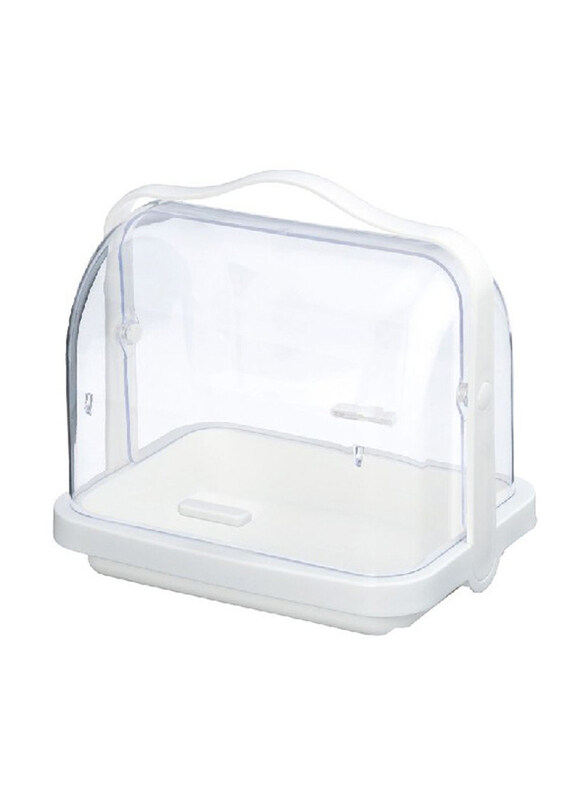 

Inomata Plastic Table Carry Food Carrier, White