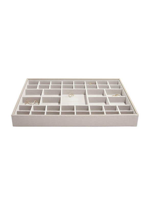 

Stackers Taupe Supersize 41 Section Jewellery Organizer, Beige