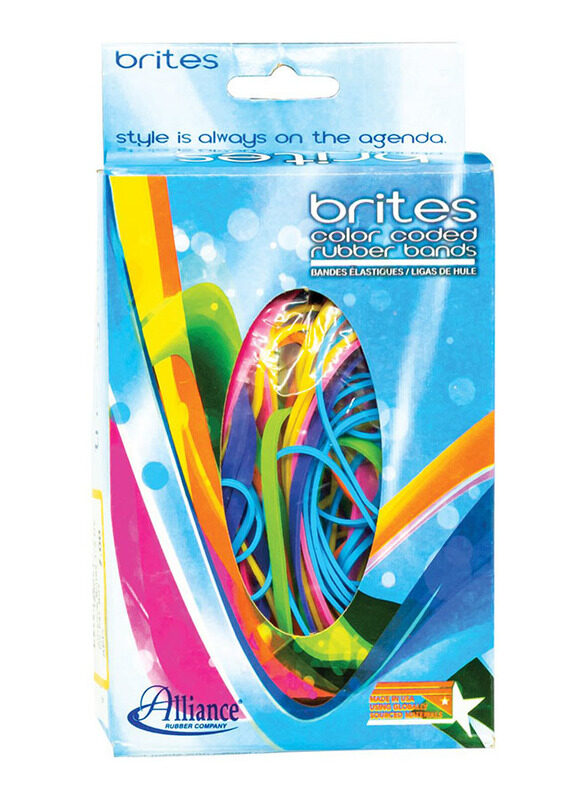 

Alliance Brites Pic Pac Rubber Bands, Multicolour