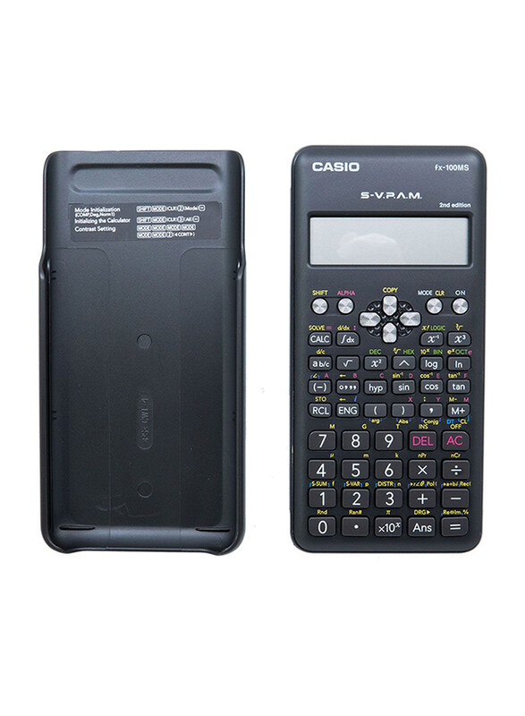 

Casio 2nd Edition Scientific Calculator, FX-100MS, Black