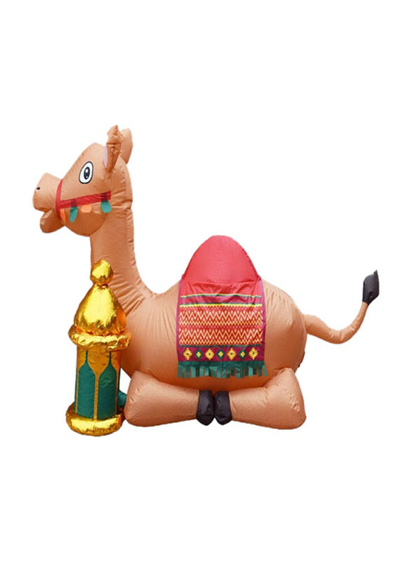 

Homesmiths Camel Inflatable for Ramadan & Eid, Gold/Brown