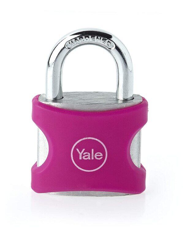

Yale Aluminium Padlock, 25 mm, Pink
