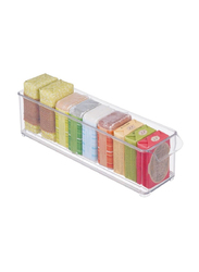 IDesign Fridge Bins Tray, 4 Inch, Clear