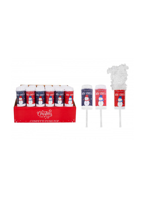 

Rsw Christmas Snow Confetti Push Pop, 1 Piece, Assorted