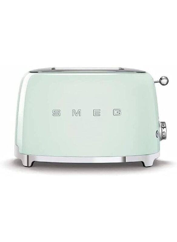 

Smeg Tsf01Pguk, 50's Retro Style 2 Slice Toaster,6 Browning Levels,2 Extra Wide Bread Slots, Defrost And Reheat Functions, Removable Crumb Tray, Paste