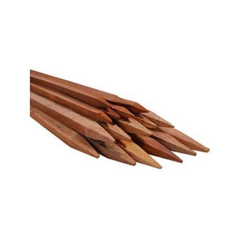 

Bond Manufacturing Hardwood Stake, 5 Feet, 5-Piece, Brown