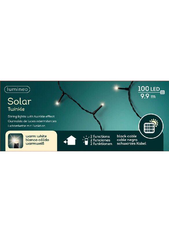 

Kaemingk LED Fairy Lights with Solar Panel, 100 LED for Tree Decoration, Warm White