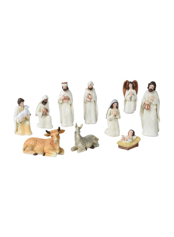 

Kaemingk Nativity Set, Polyresin Painting, 10 Pieces, Cream