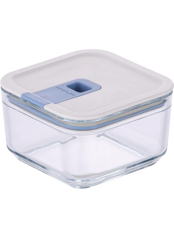 

Neoflam Perfect Seal Square Glass Storage Container 500ml, Airtight Food Container With Lid, Kitchen Storage Organizer, Lunch Box, Meal Prep Container