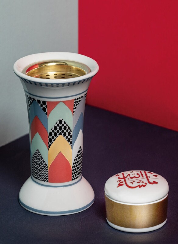 Silsal x Sabr 'Layalee' Incense Burner and Trinket Gift Set for occassions like Ramadan.