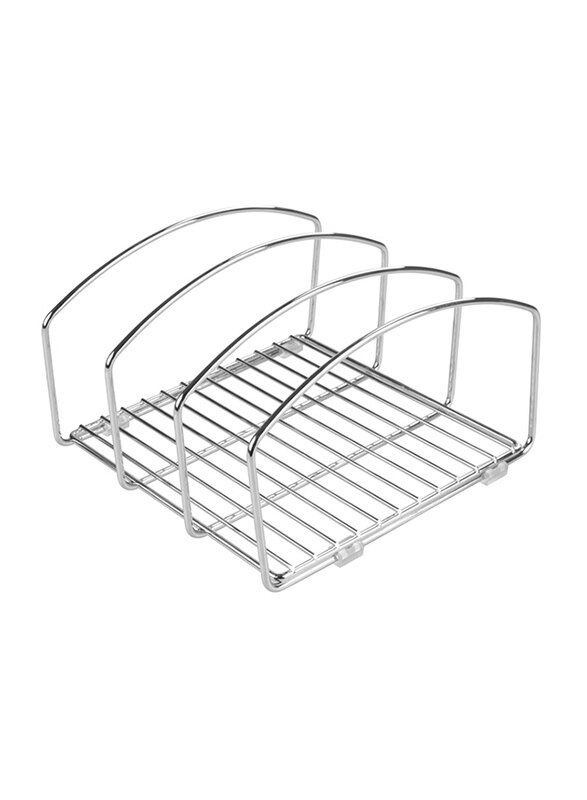 

IDesign Bosphorus Inside Cabinet Tray And Cutting Board Organizer, 25cm, Chrome