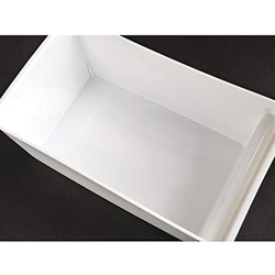 Inomata Hokan-sho Plastic Wide Simple Storage, White