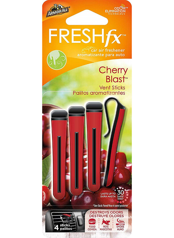 

Armor All Vent Stick Cherry Blast Air Freshner, 4 Sticks