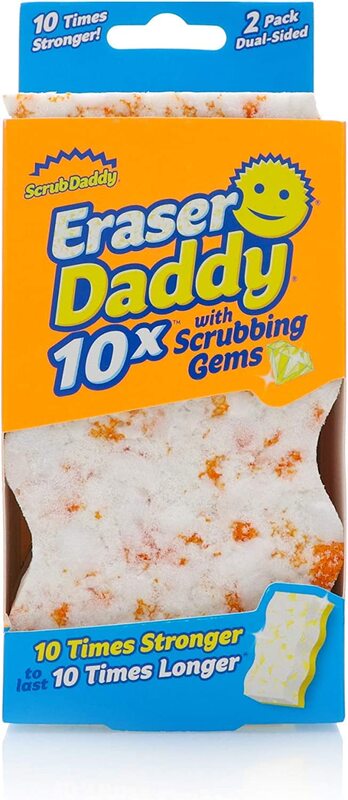 Scrub Daddy Eraser Sponge, 2 Pieces, Multicolour