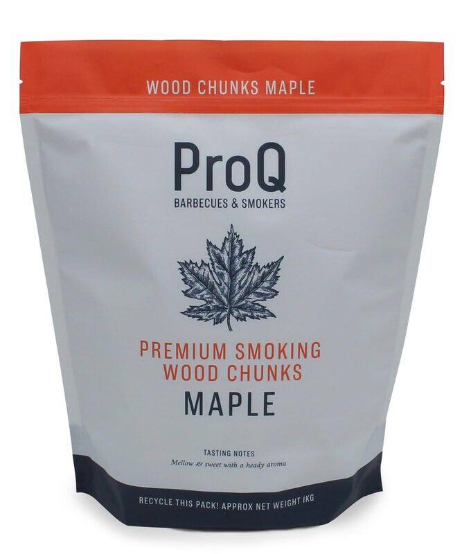 

ProQ Maple Smoking Wood Chunks, 1 Kg, White