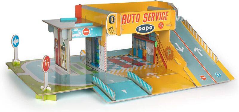 

Papo Auto Service Garage, Set, Ages 3+