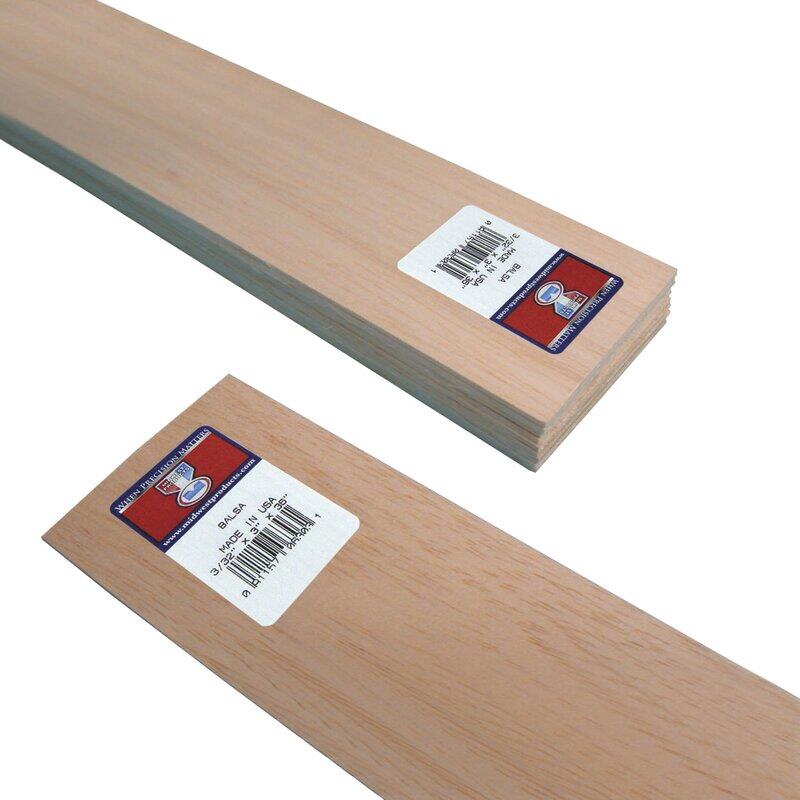 

Midwest Balsa Wood Sheet, 10 Pieces, Beige