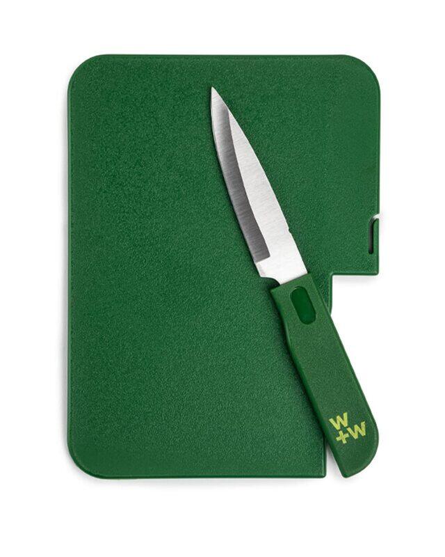 

Core Kitchen Bar Board with Built-In Knife Small, Green
