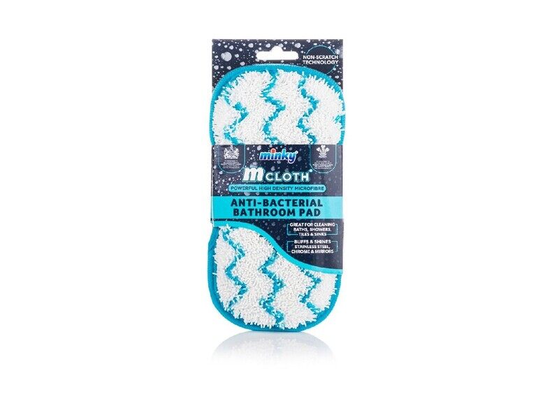 

Minky M Cloth Antibacterial Bathroom Cleaning Pad, Blue