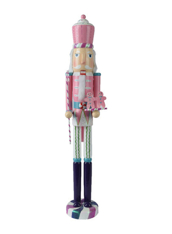 

Kaemingk Nutcracker Pinewood with Lollipop, 76cm, Pink