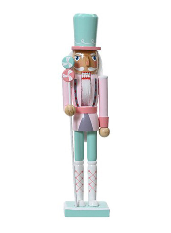 

Kaemingk Nutcracker Pinewood with Sceptres, 38cm, Pink