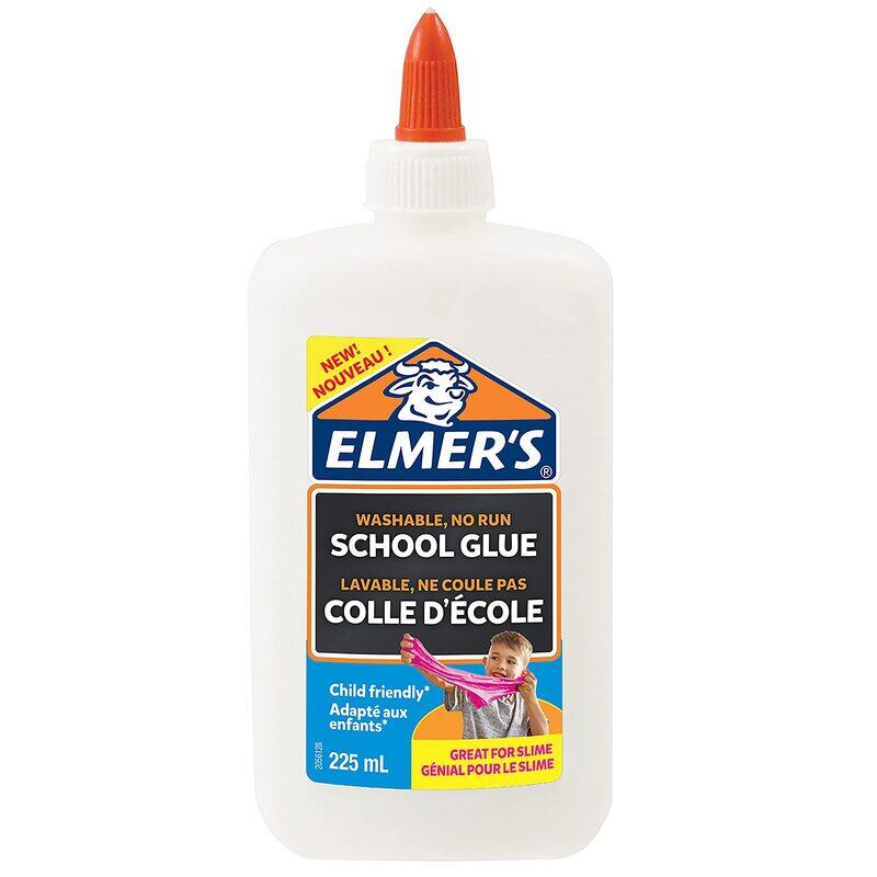 

Elmer's Washable No Run School Glue, 225ml, White