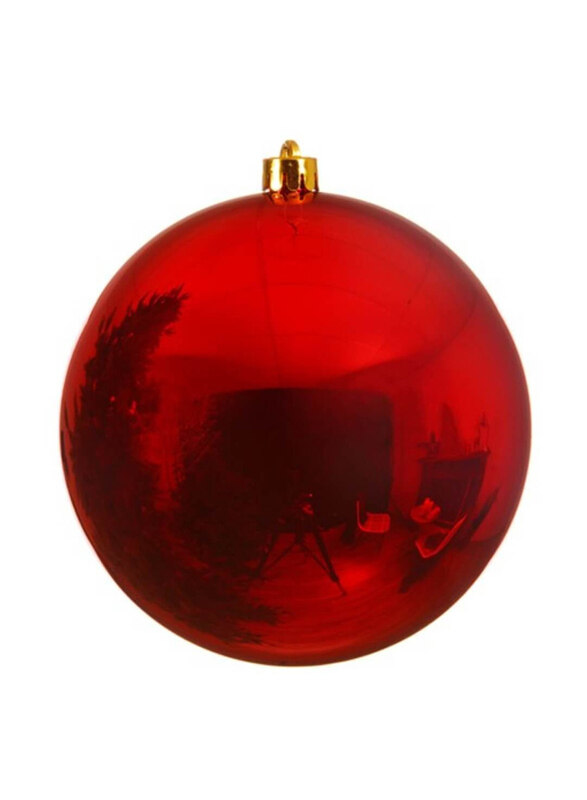 

Kaemingk Shatterproof Shiny Bauble, 20cm, Red